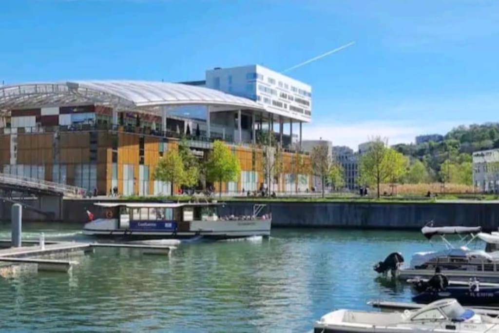 Appartement Dans Peniche Atypique Et Idyllique A Confluence Lyon Exterior photo
